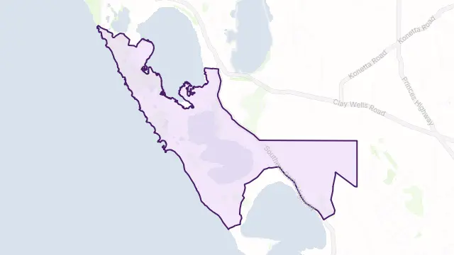 Nora Creina Area Boundary Map