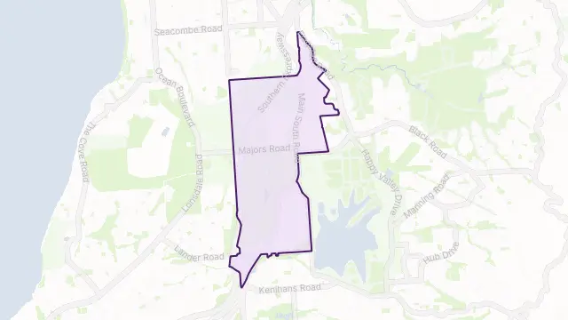 O'Halloran Hill Area Boundary Map