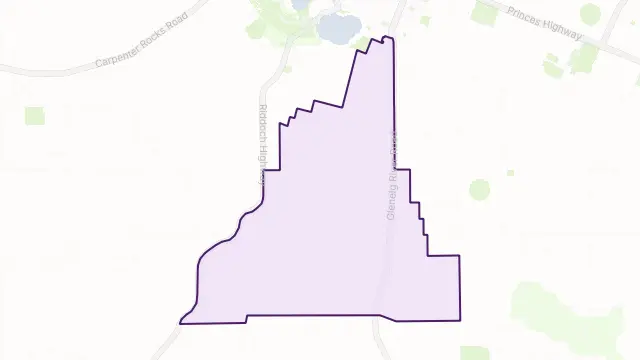 Ob Flat Area Boundary Map