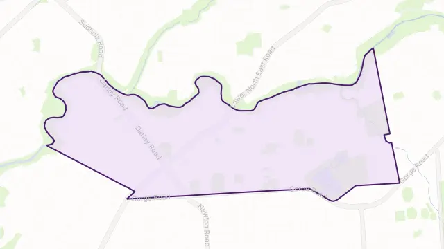 Paradise Area Boundary Map