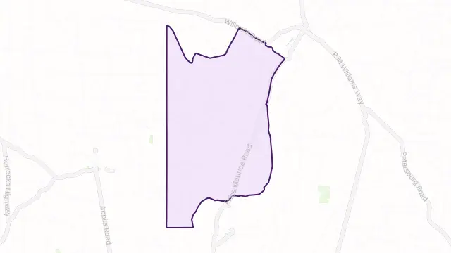 Pekina Area Boundary Map