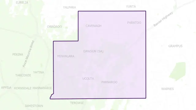 Peterborough Council Area Boundary Map