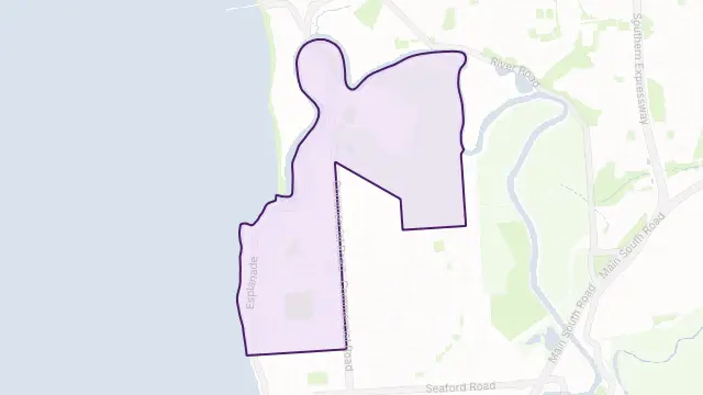 Port Noarlunga South Area Boundary Map