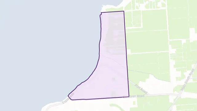 Port Willunga Area Boundary Map