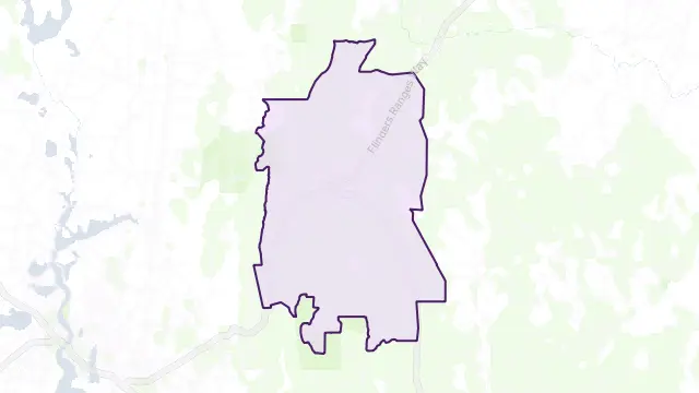 Quorn Area Boundary Map