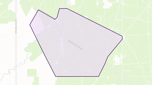 Redbanks Area Boundary Map