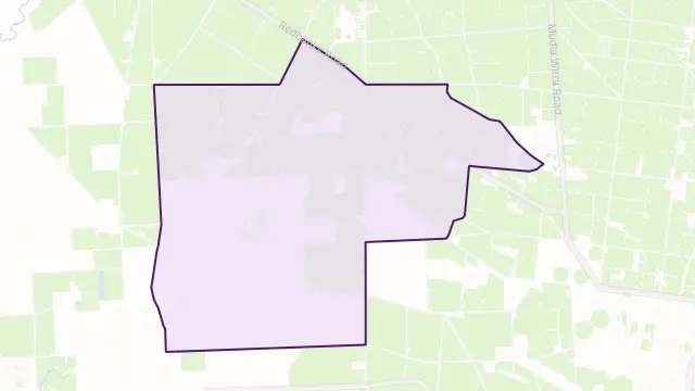 Reeves Plains Area Boundary Map