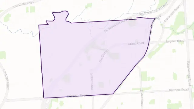 Reynella Area Boundary Map