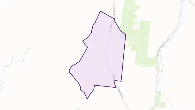 Rhynie Area Boundary Map