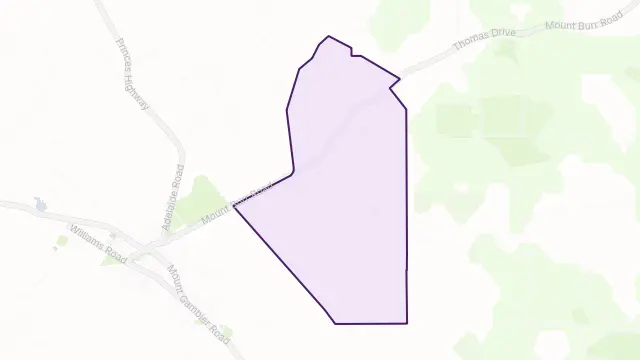 Rocky Camp Area Boundary Map