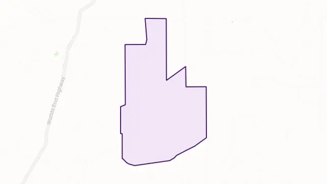 Rocky Plain Area Boundary Map