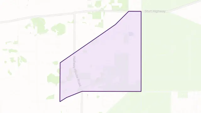 Sandleton Area Boundary Map