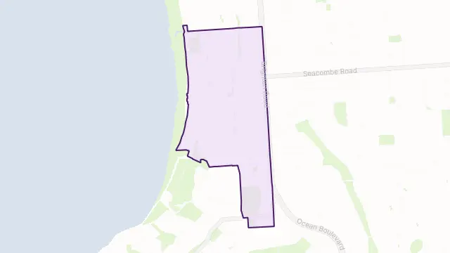 Seacliff Area Boundary Map