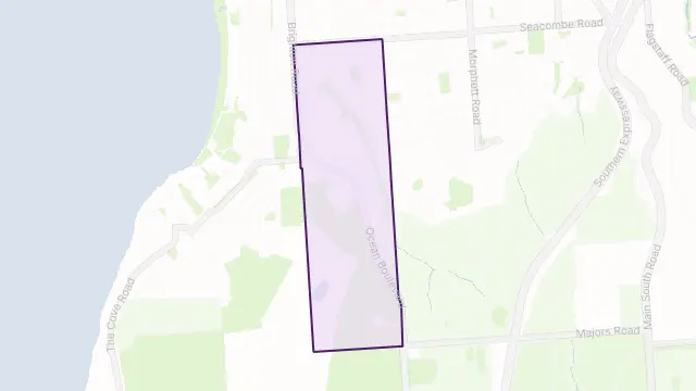 Seacliff Park Area Boundary Map