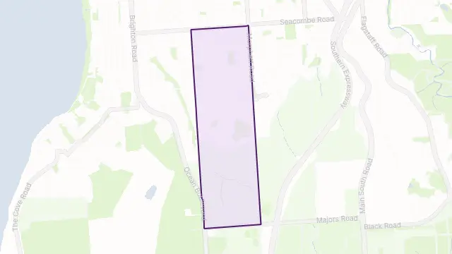 Seaview Downs Area Boundary Map