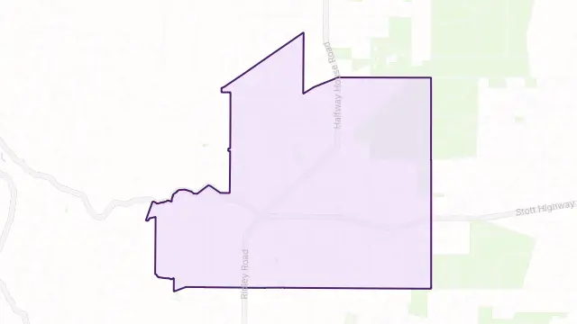 Sedan Area Boundary Map