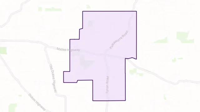 Sherlock Area Boundary Map