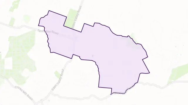 Springton Area Boundary Map