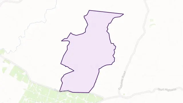 St Kitts Area Boundary Map