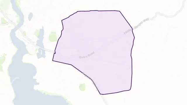 Stirling North Area Boundary Map