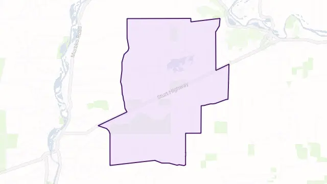 Stockyard Plain Area Boundary Map