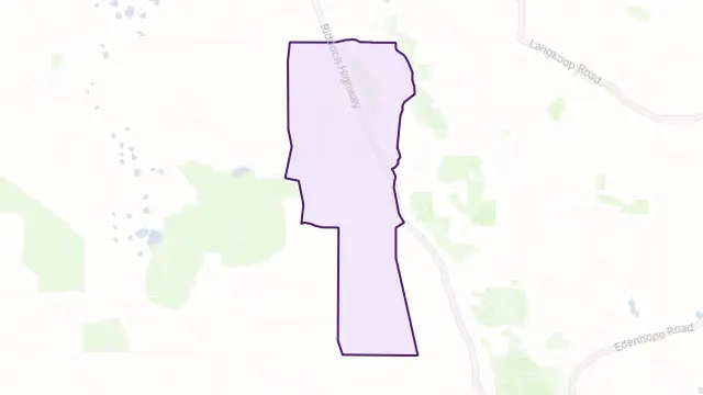 Struan Area Boundary Map