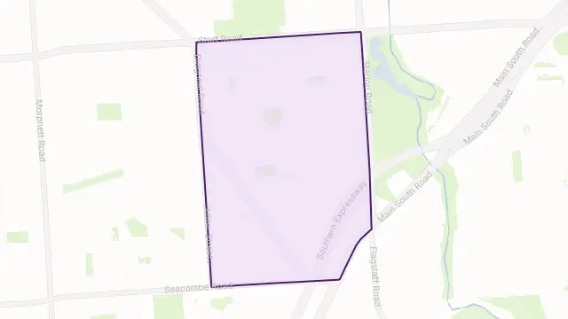 Sturt Area Boundary Map