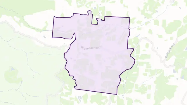 Summertown Area Boundary Map