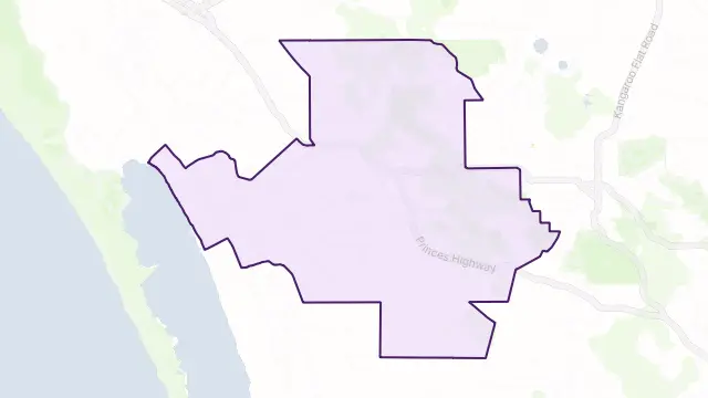 Tantanoola Area Boundary Map