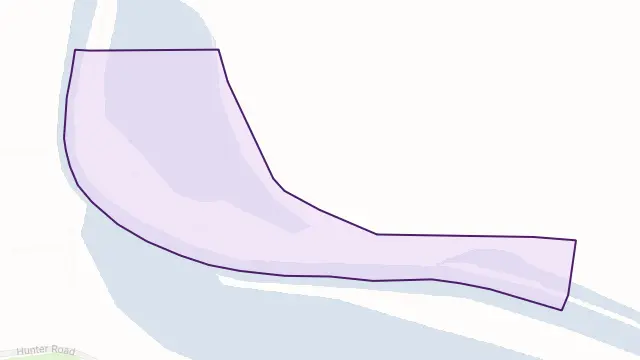 Teal Flat Area Boundary Map