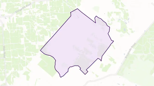 The Range Area Boundary Map