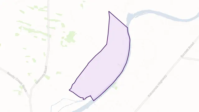 Toora Area Boundary Map