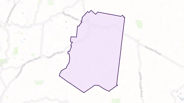 Tungkillo Area Boundary Map