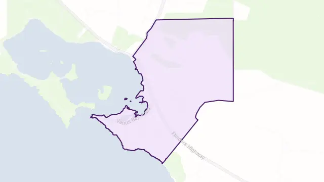 Venus Bay Area Boundary Map