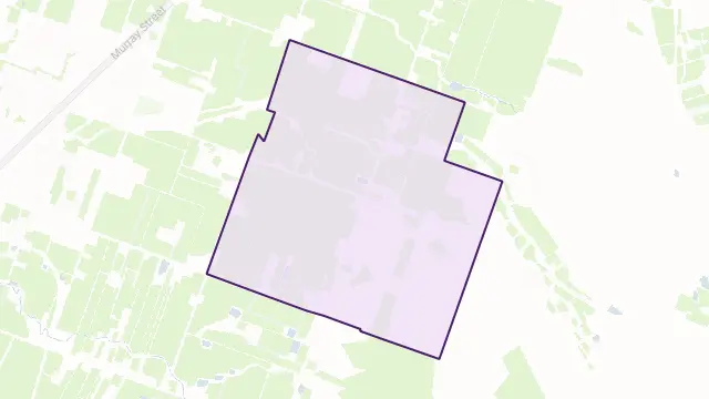 Vine Vale Area Boundary Map