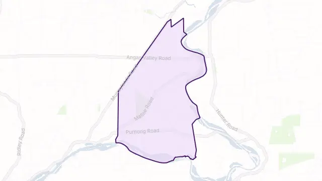 Walker Flat Area Boundary Map