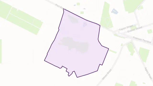 Wallaroo Mines Area Boundary Map