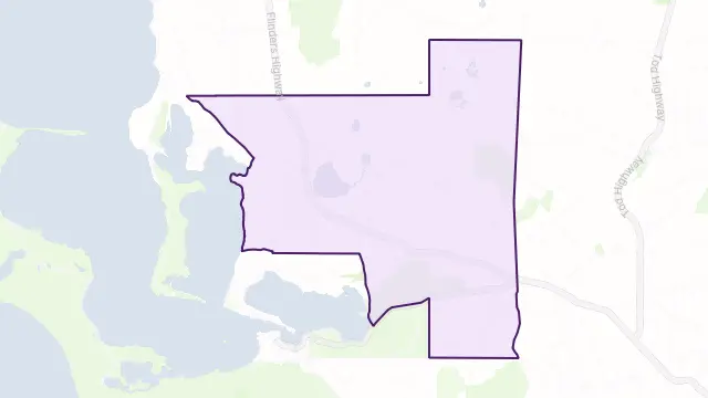 Wangary Area Boundary Map
