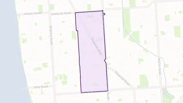 Warradale Area Boundary Map