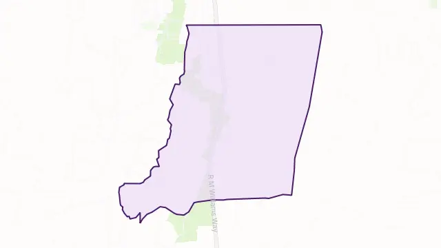 Washpool Area Boundary Map