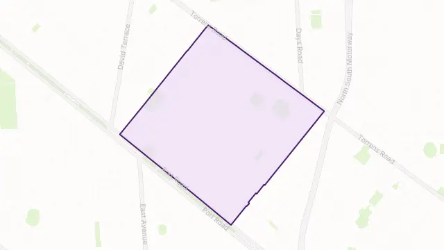 West Croydon Area Boundary Map