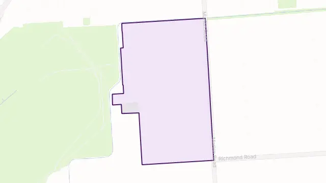 West Richmond Area Boundary Map