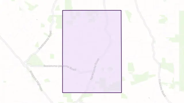 Western Flat Area Boundary Map