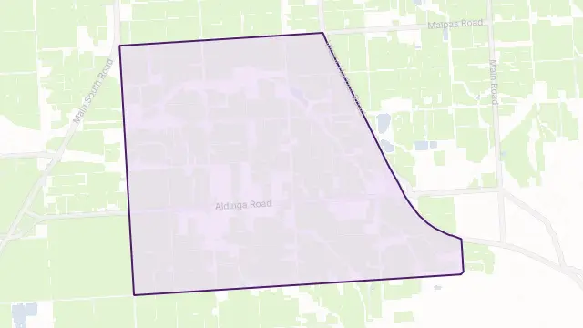 Whites Valley Area Boundary Map