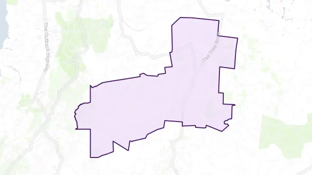 Willippa Area Boundary Map