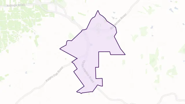 Willunga Hill Area Boundary Map