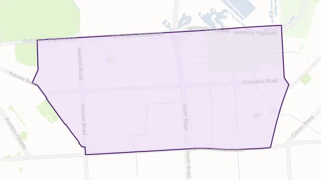 Wingfield Area Boundary Map