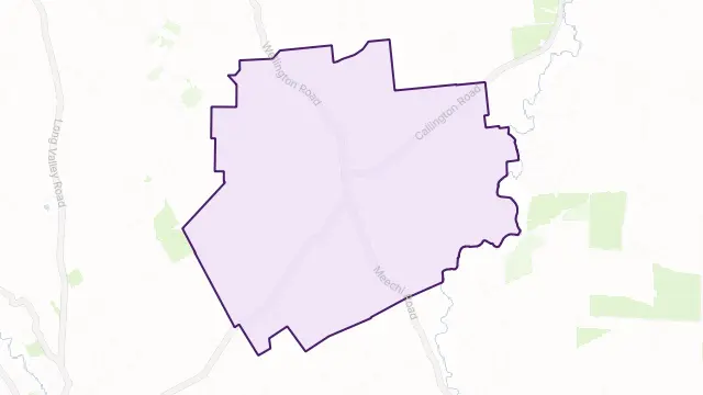 Woodchester Area Boundary Map