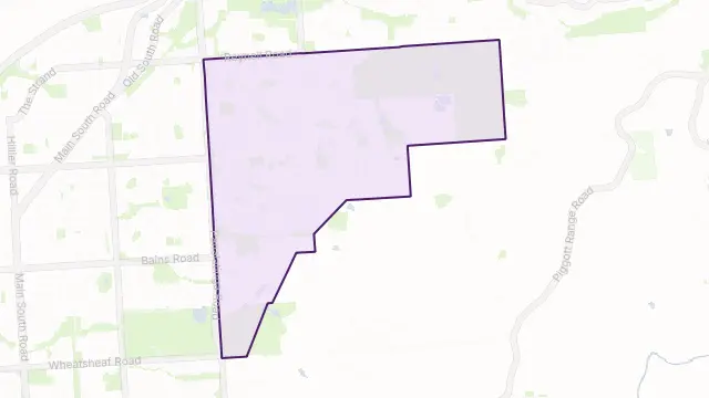 Woodcroft Area Boundary Map
