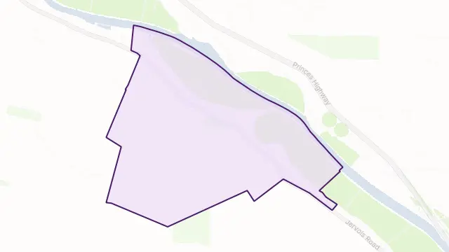 Woods Point Area Boundary Map